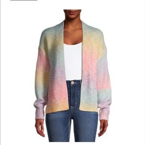 NWT Dreamers by Debut Women’s Rainbow Marled Cardigan